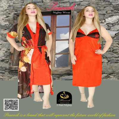 Premium China Night Dress (Red)