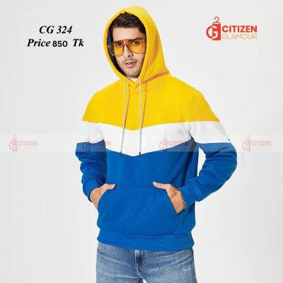 Boys Hoodie (Blue,White,yellow mixed)