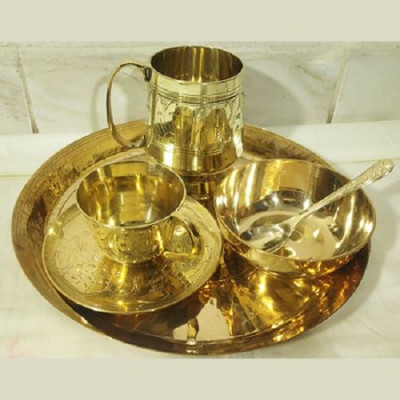 Brass Thala Bati Cup Set