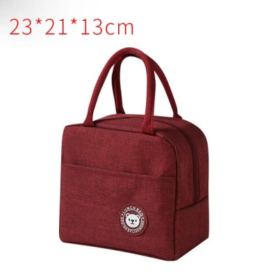 Portable Lunch Bag (Maroon)